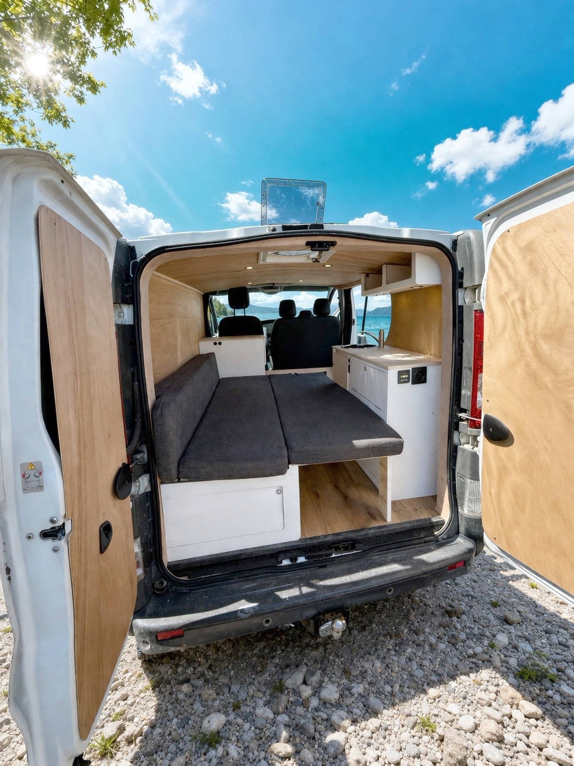 Rear view Renault Trafic 115 ch - Yescapa